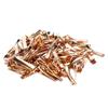 100Pcs Kc Gold Metal Alligator Hair Clips Pins Flat Top With Teeth For Diy Hairp