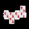 6pcs Festive Candy Snack Carton Environmentally Party Supplies Halloween Candy Boxes with Blood Hand Design for Kids Trick or Treat Party Favor
