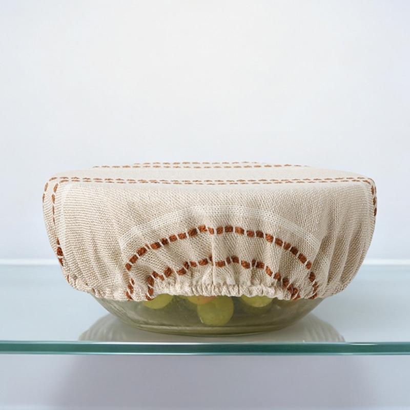 Washable Cloth Fruit Bowl Covers for Salad Bowls, Dough Bowls, Meal Bowls, and Table Service for Daily Use