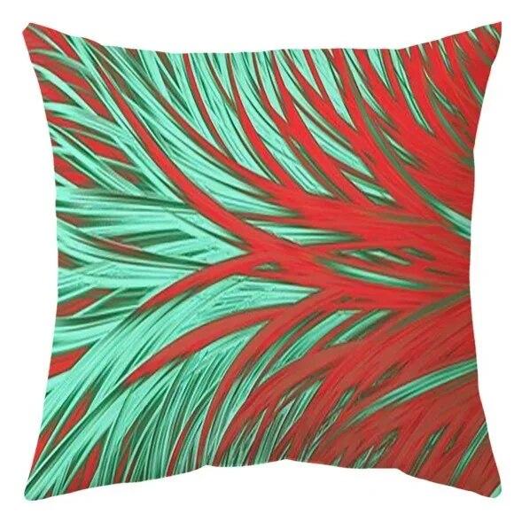 Luxuriöse Heimdeko Kissenbezug Büro Sofa Kissenbezug Tropischer Regenwald Pflanzenmuster Dekokissenbezug
