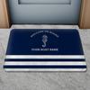 Classic Nautical Welcome Aboard Anchor Compass Ship Wheel Anti Slip Decorative Door Mat Bath Rug Indoor Outdoor Floor Mat