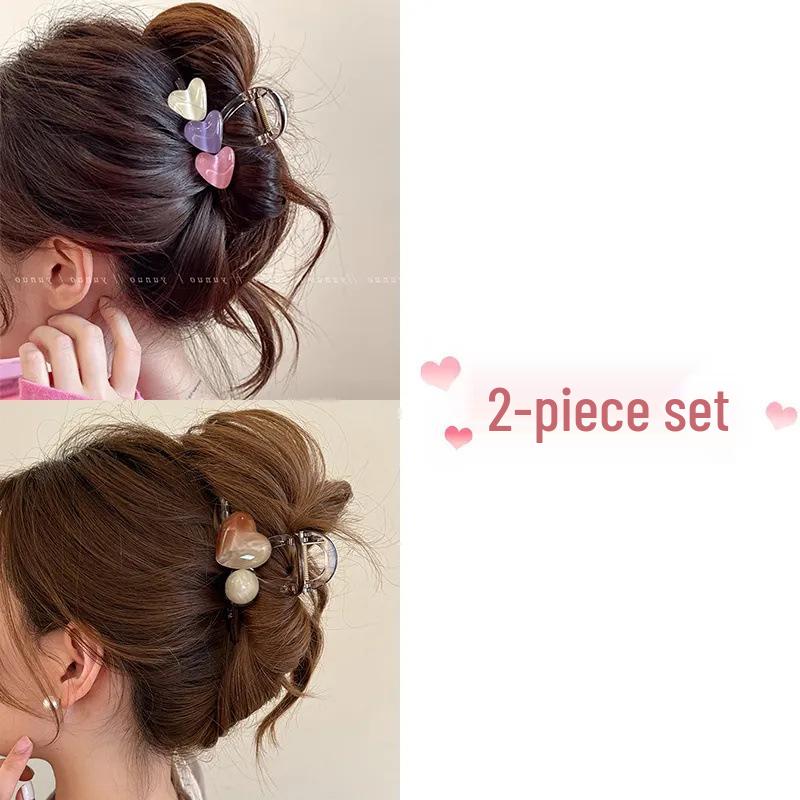 

Летняя любовь сердце заколка-краб для волос - 2024 Новая высококачественная женская заколка аксессуар