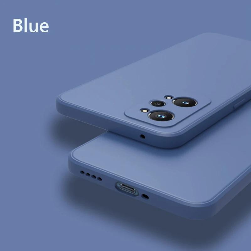 For Realme GT Neo 2 3 3T Case ShockProof Liquid Silicone Soft Cover On For Realme GT2 Pro Neo2 Neo 2T 5G Phone Case Coque Shell