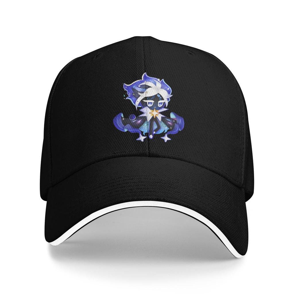 Shadow Milk Cookie Baseball Caps Fashion Cookie Run Kingdom Sandwich Hat Unisex Women Adjustable Headwear Outdoor