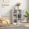 6-Cube Bookshelf - White