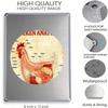 Vintage Chicken Anatomy Metal Tin Sign Retro Farmhouse Wall Art Bar Decor 8x12 Inch Unframed Plaque