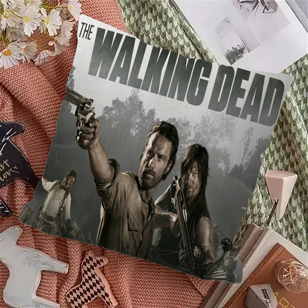 The W-Walking Dead Personalized picture text home decorative pillows Household Gifts 45x45cm