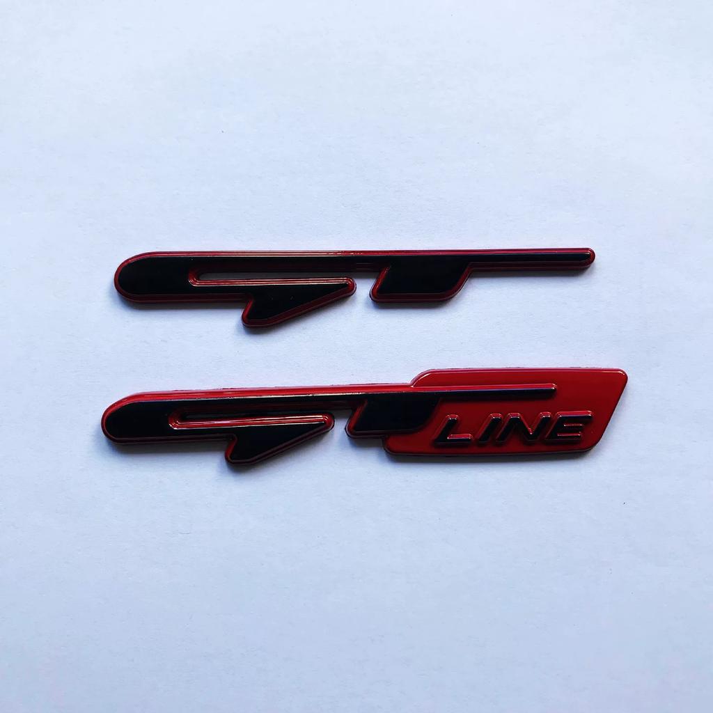 GT LINE car label sticker, suitable for GT metal label, lead smart running, Stinger tail label, middle net label