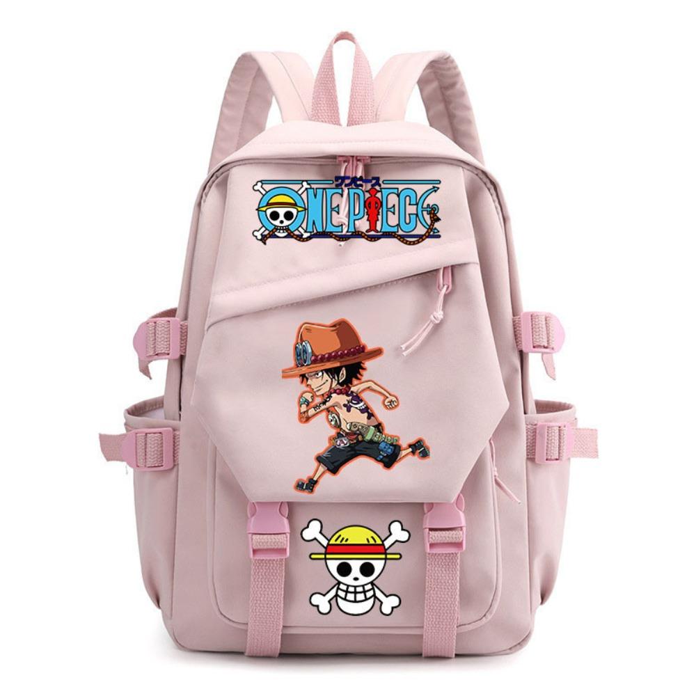 Anime ONE PIECE schoolbag children's backpack primary school bag male and female junior high school students college students campus backpack
