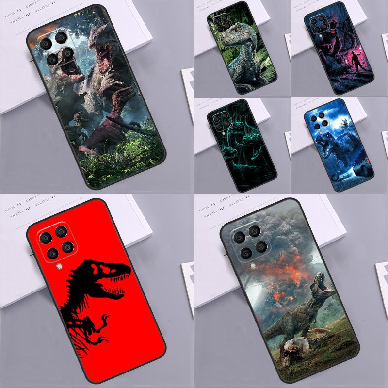 Jurassic Dinosaur World For Samsung Galaxy M21 M11 M31 M13 M33 M35 M53 M55 M15 M14 M34 M54 M12 M32 M52 M06 M16 Case