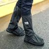 High Tube Rain Shoe Cover Non-Slip Overshoes with Zipper Reusable Shoe Protector for Men Women Kid Outdoor Activities Rain Boots