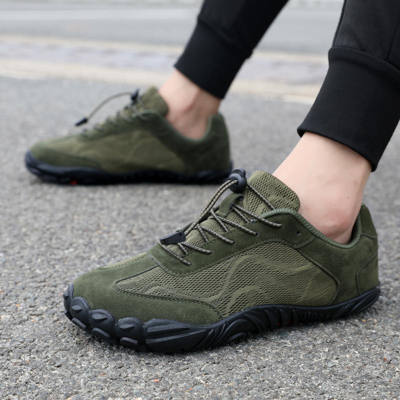 Wear-resistant Hiking Shoes Breathable Gym Cross-training Sneakers Non-slip Outdoor Casual Sports Shoes Mesh Flats