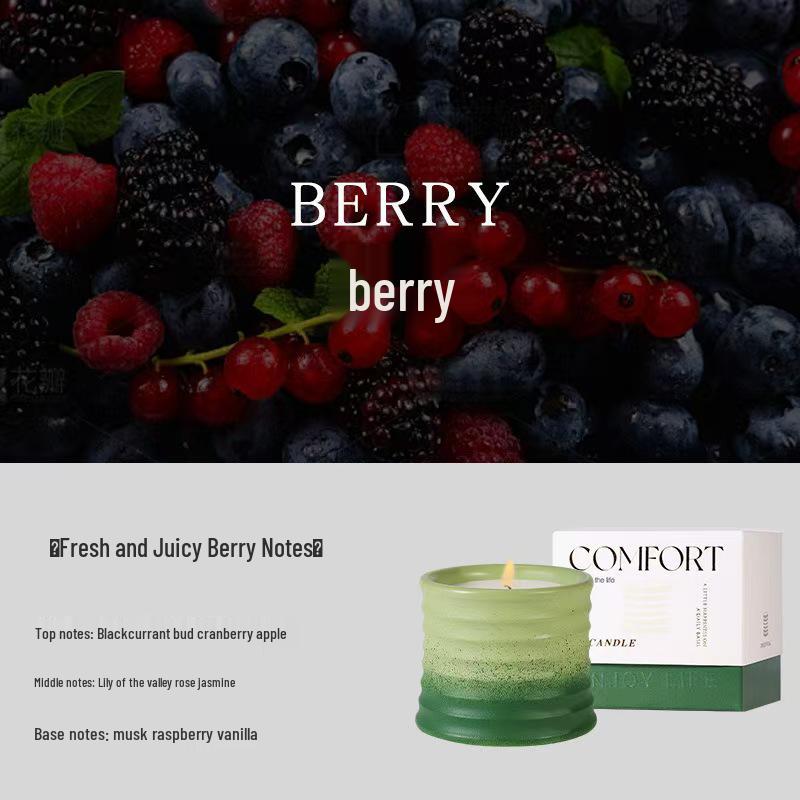 Creative Soy Wax Ceramic Aromatherapy Candle for Bedroom & Living Room