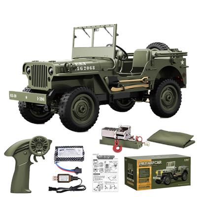 C8815 Auto RC 2.4G 4wd Fuoristrada RTR Crawler 1941 Mb Scaler Willys Jeep Arrampicata Scala Veicolo Camion Militare Giocattolo Adulti Bambini