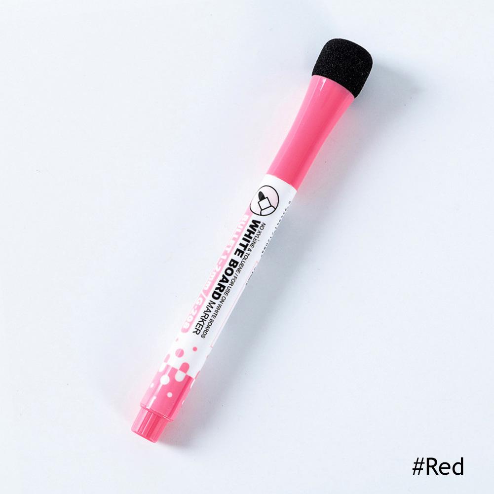 

Magnetic Whiteboard Markers Erasable Liquid Chalk Markers with Eraser Water-base Ink Quick Drying Office Supplies красный