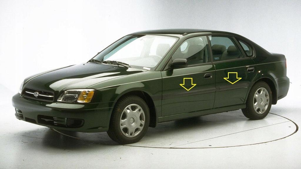 Subaru Legacy 1998-2003 - Chrome Protective Side Door Strips