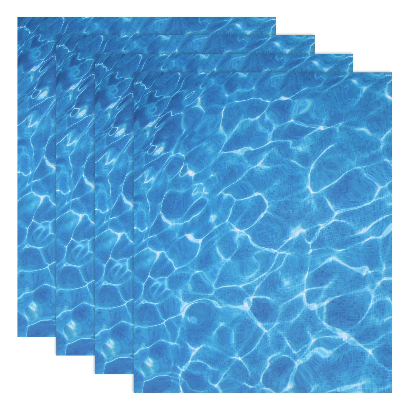 

uxcell Ripple Water Stickers 4-Pack, 11.69 inches x 8.27 inches (approx. 297mm x 210mm), Self-Adhesive Artificial Ripple Effect Stickers, Dollhouse