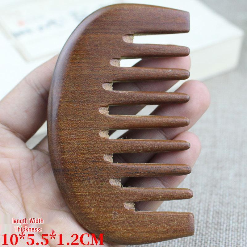 Eleganckie grzebienie z drzewa sandałowego: Czarny, Złoty, Fioletowy, Zielony - Idealne Prezenty na Dzień Matki