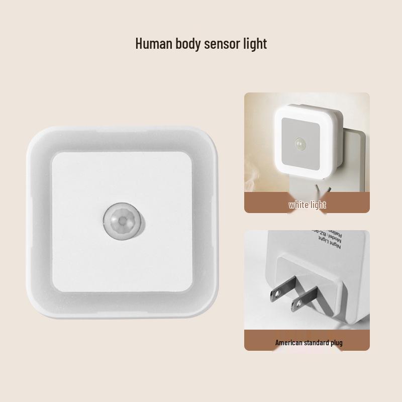 Smart LED Plug-in Night Light for Kids and Hallways