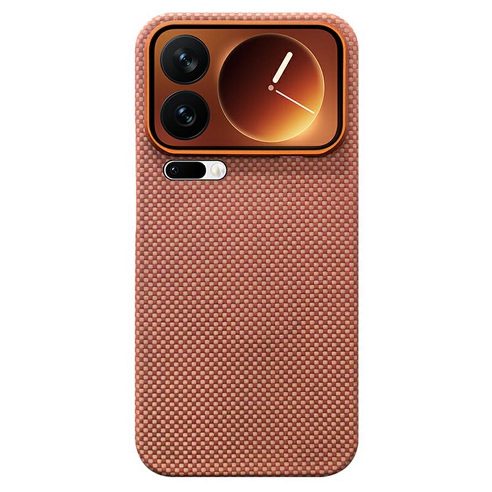 

Для Xiaomi 17 Pro Магнитный чехол из арамидного волокна с металлическим ободком для камеры