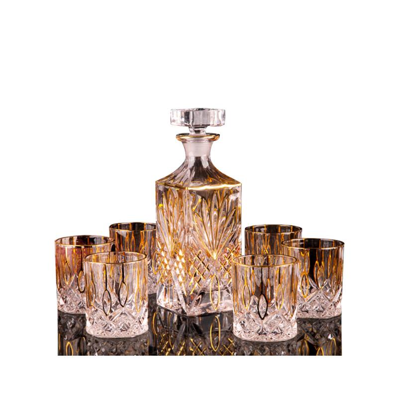 Flavinmci Kristallglas Whiskey- & Weinglas-Set