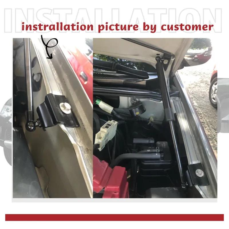 Mitsubishi Triton L200 Strada Hunter 2005-2014 4x4 Kamyonet Aksesuarları İçin Ön Kaput Gaz Amortisörleri Kaldırma Destek Amortisör Şok