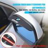 2pcs Car Rearview Mirror Rain Carbon Fiber Protector Stickers For BMW Performance X1 M3 M6 F01 F02 E34 E36 E60 F10 F20 X6