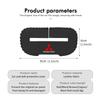 wszm6 Anti-noise Seatbelt Buckle Protection Sleeve Car Accessories for Mitsubishi ASX Triton Outlander Sport Pajero Montero Lancer 10