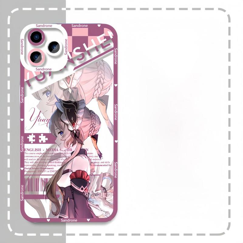 Funda para Teléfono Genshin Impact Flins Columbina Varka Sandrone Para Samsung Galaxy A16 A15 A35 A05 A55 A54 A07 A06 A24 A14 A53 A52 A13