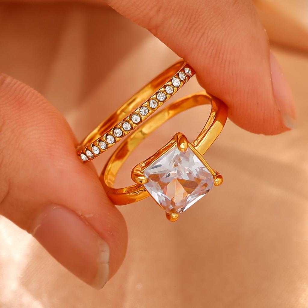 Hot Sale Diamond Ring Personality Premium Wedding Ring Gift