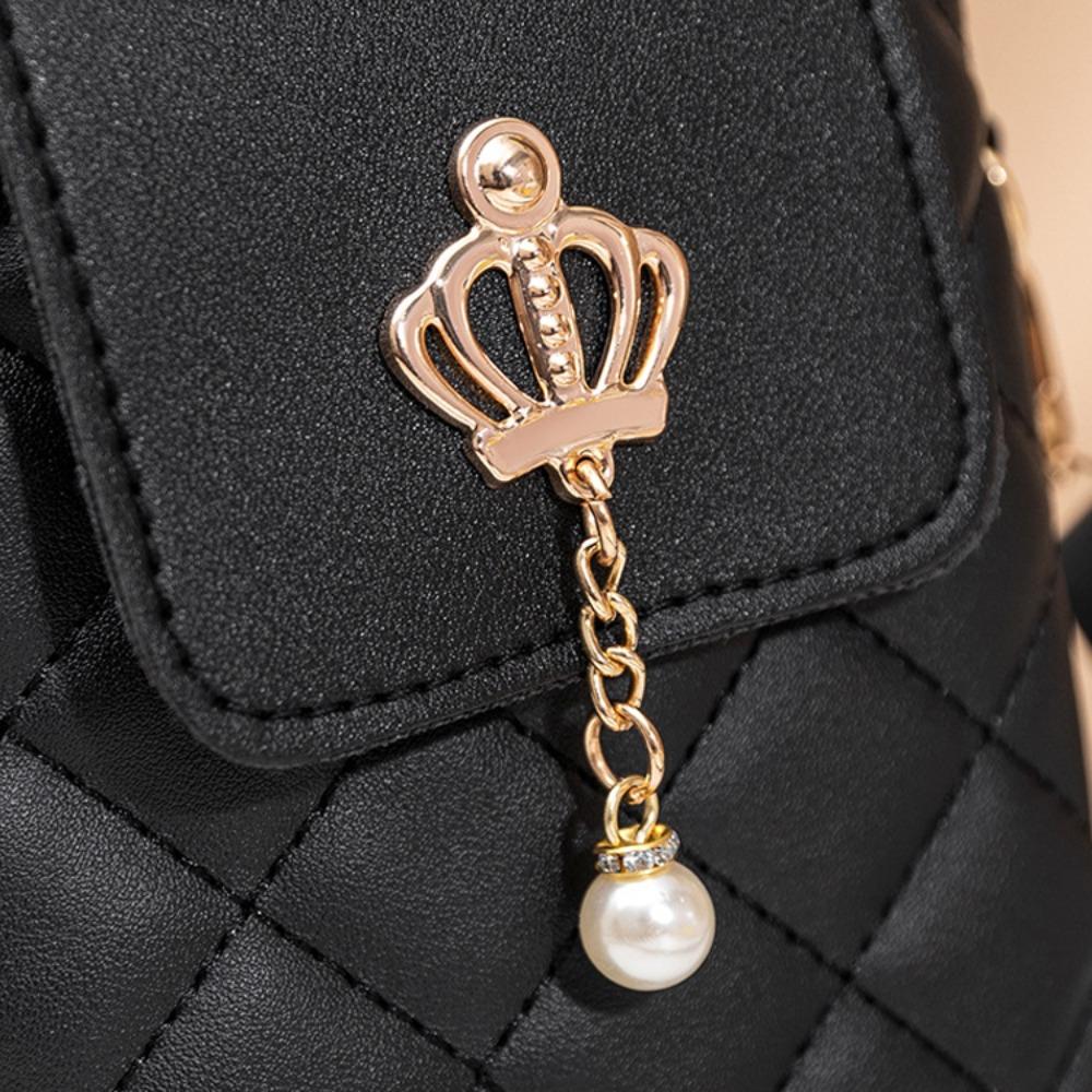 Single Shoulder Phone Messenger Bag PU Leather Women Mini Bag Crossbody Phone Purse Girls