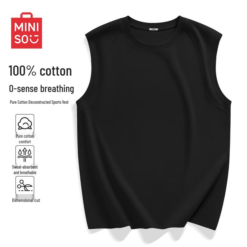 MINISO Men s Heavyweight Relaxed Fit Tank Top XL