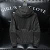 European Station Spring 2025 Men's Trendy Printed Hooded Jacket