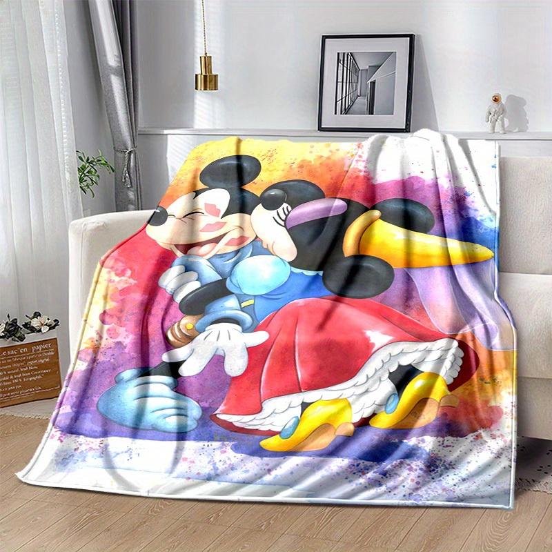 1pc, Mickey Mouse Home Decor Blanket, Bedroom, Living Room, or Travel, Flannel Throw Blanket
