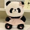 Good Quality Cartoon Panda Plush Toys Cute Elegant Cozy Panda Doll Wearing Princess Dress Sweater Kids Gift Multiple Styles