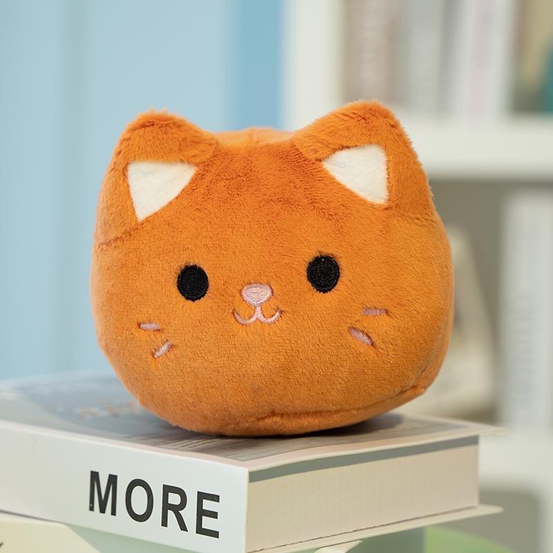20cm Bunte Plüschkatzen Cartoon Pfirsichkatze Plüschtiere Weiches Spielzeug Niedliche Miau Katze Stoffpuppe Kawaii Dekoration Mädchen Junge Geburtstagsgeschenk