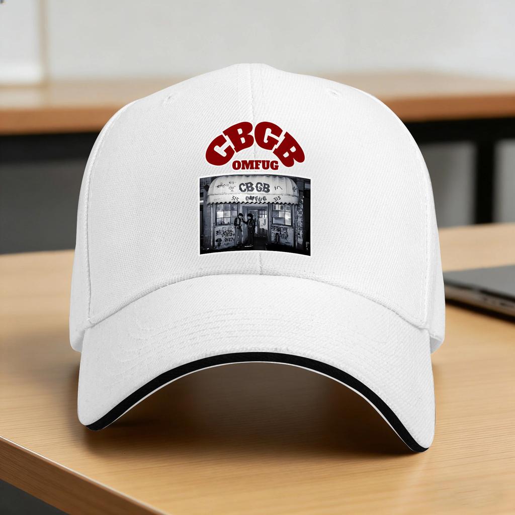 Cbgb Omfug Ležérní Baseballová Čepice Turistika Rybaření Trucker Klobouk Jaro Nastavitelná Unisex Unisex Klasické Baseballové Čepice