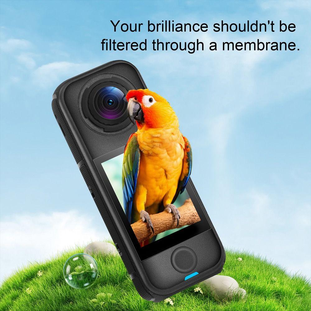 2Pcs Tempered Glass Protective Films Screen Protector for Insta360 X4 Air Action Camera Accessories