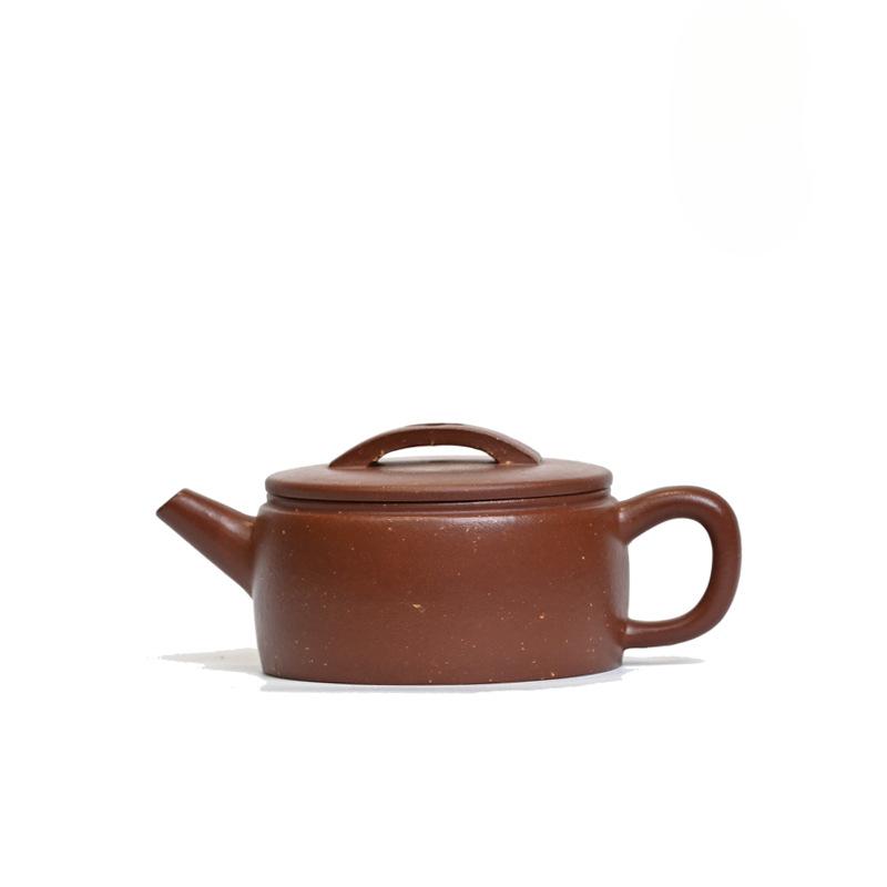 150ml Antique Yixing Purple Clay Teapot Famous Artists Handmade Large Caliber Pot Raw Ore Purple Mud Kettle Zisha Teaset Teaware