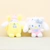 Keychain Cute Cinnamorol My Melody Kuromi Keyring Children Toys Pompom Purin Pochacco Plush Keychains Girls
