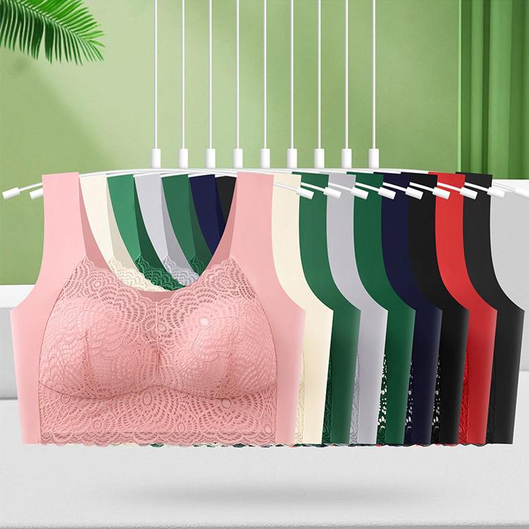 SHEIN Plus Size Lace Nursing & Yoga Bra: Sexy, Seamless, Supportive with Beautiful Back Design