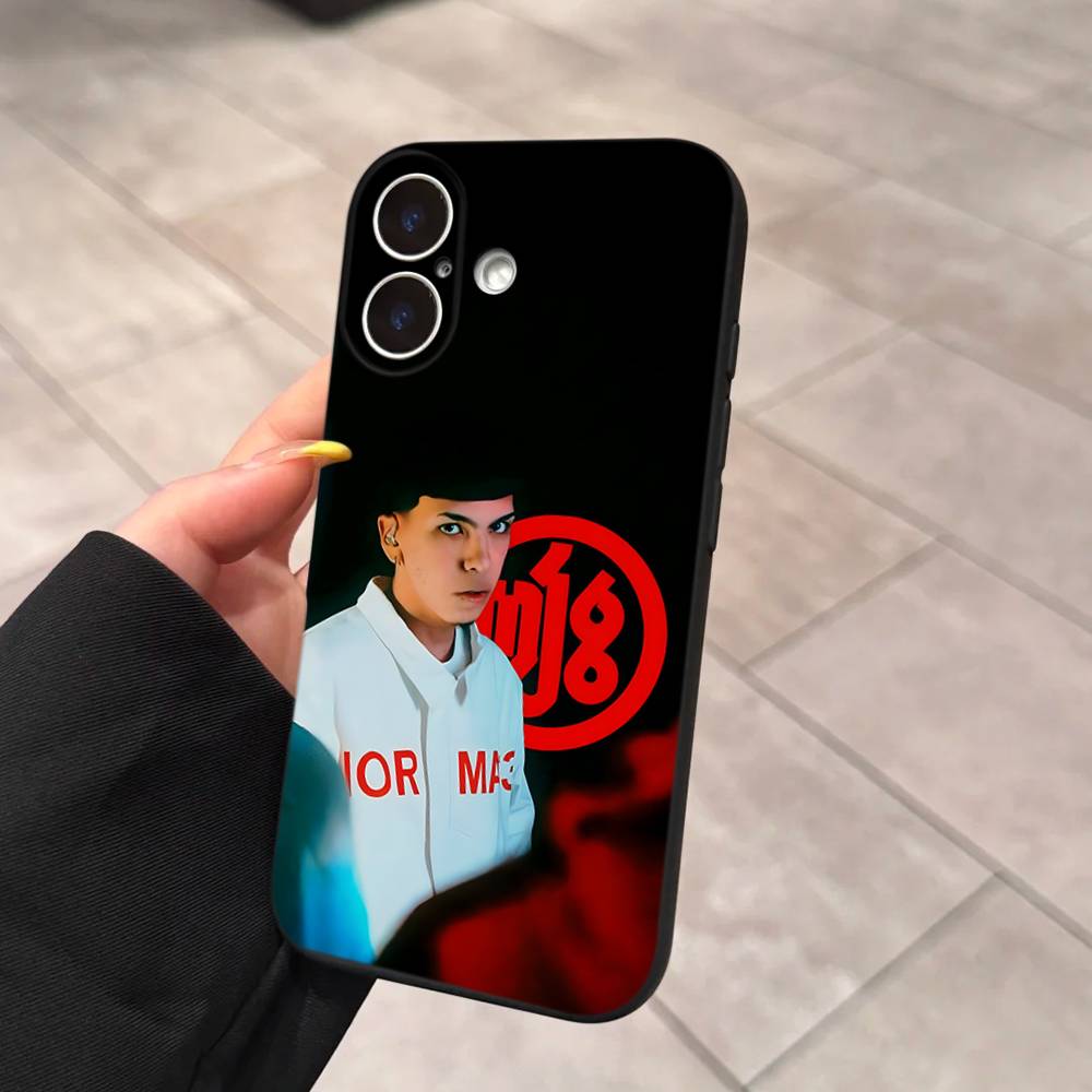 Singer M-Milo J Phone Case For IPhone 17 Air 16 15 14 Plus 13 12 Mini 11 Pro Max Black Cover