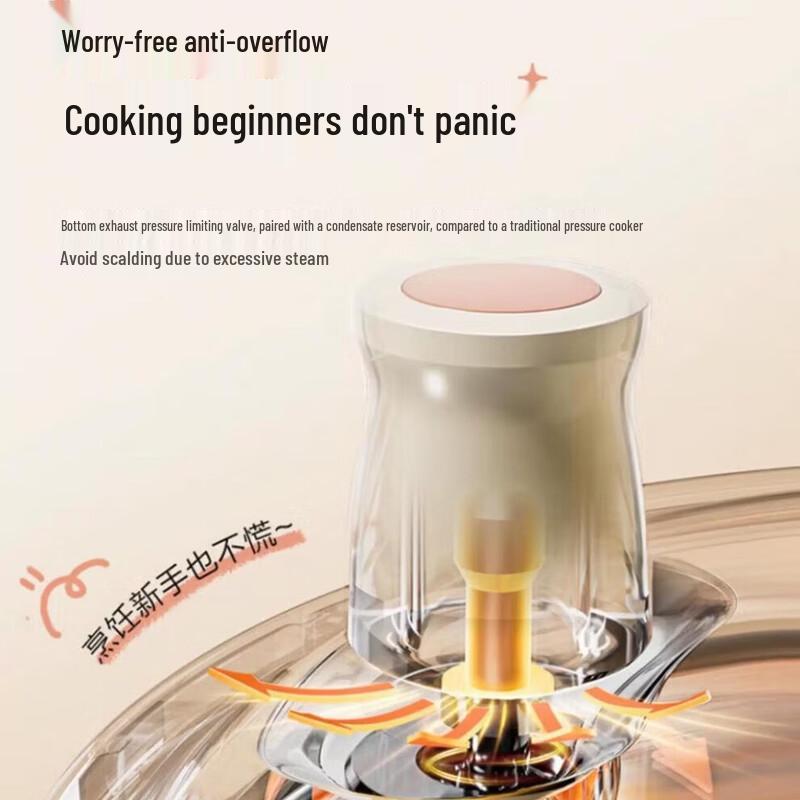 SUPOR 5L Dual-Pressure Stainless Steel Quick Cooker