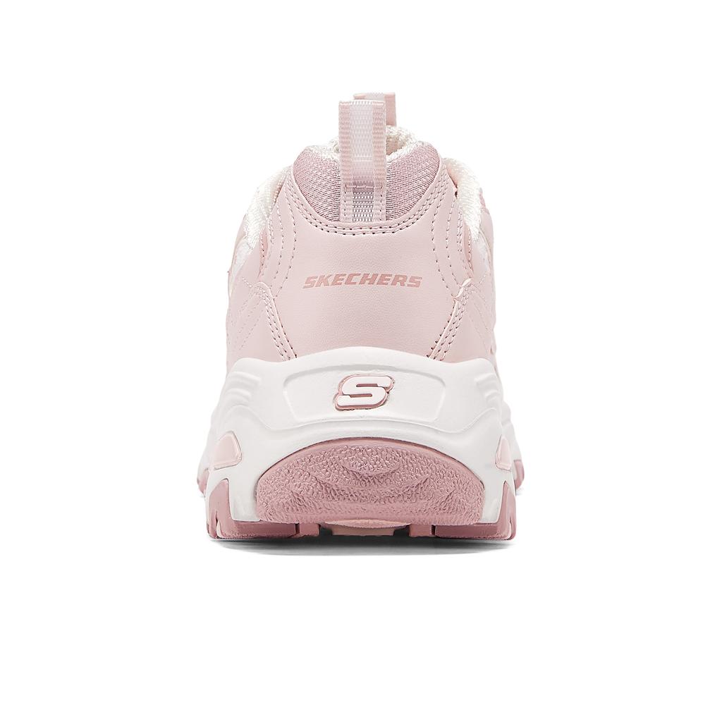 Skechers DLites 1.0 Panda Shoes Thick Sole Height Increasing Fashion Versatile Casual Sports Low Top Dad Shoes Women Sneaker Light-Pink 150552-LTPK