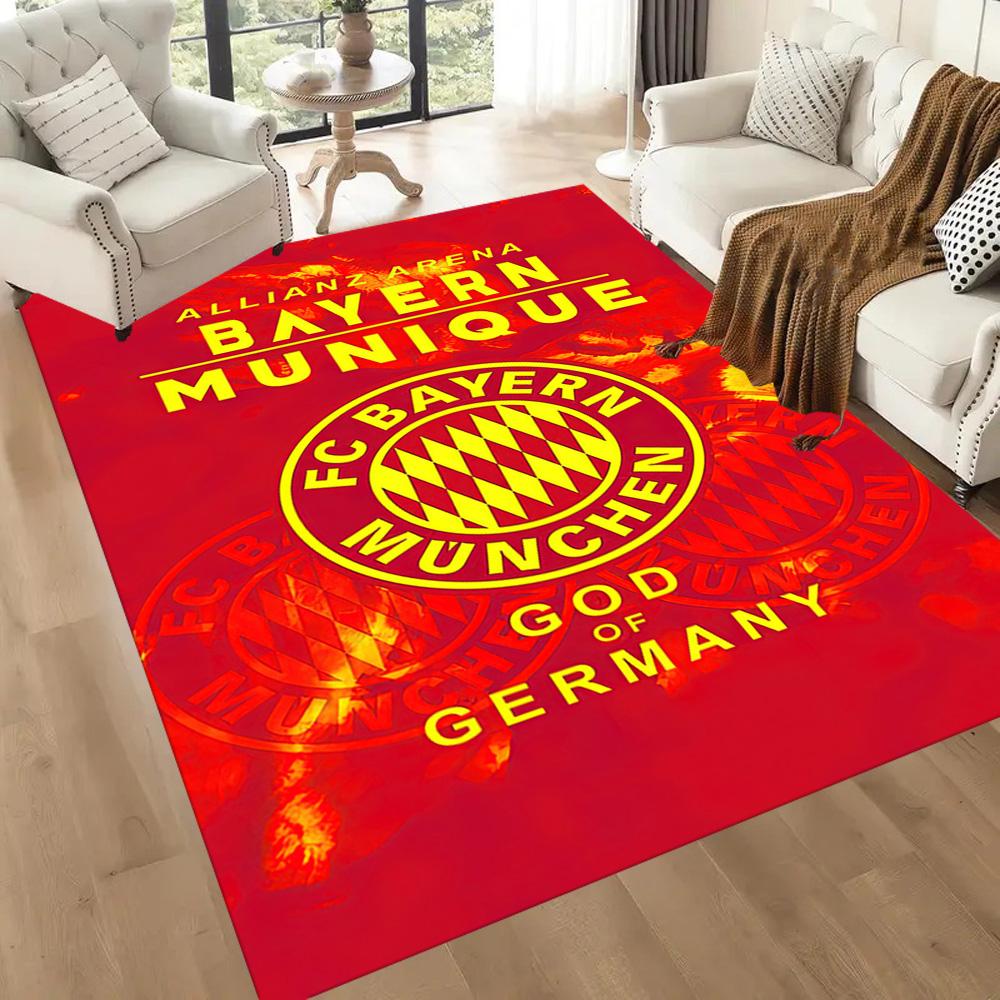 Bayern Munich Football Crest 1 Square Rugs Are a Great Choice for Living Rooms, Bedrooms, Home Décor, and As Gifts