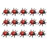 20Pcs Environmental Friendly Mini Simulation Ladybugs for Kids DIY Garden Decoration Fairy Landscape Plant Pot House Party