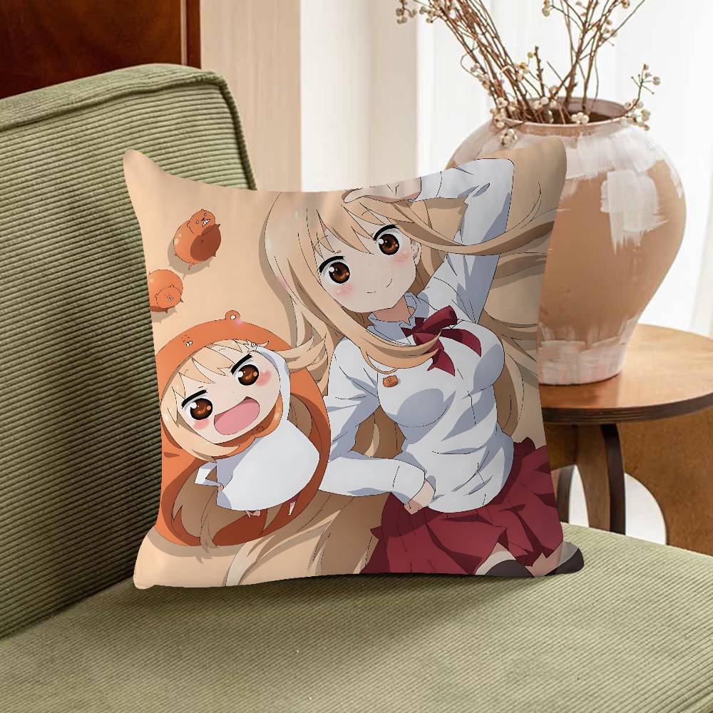 Doma Umaru Personalized Pillow Dust Cover Bedroom Kids Party Decoration Pillowcase Birthday Children Gift