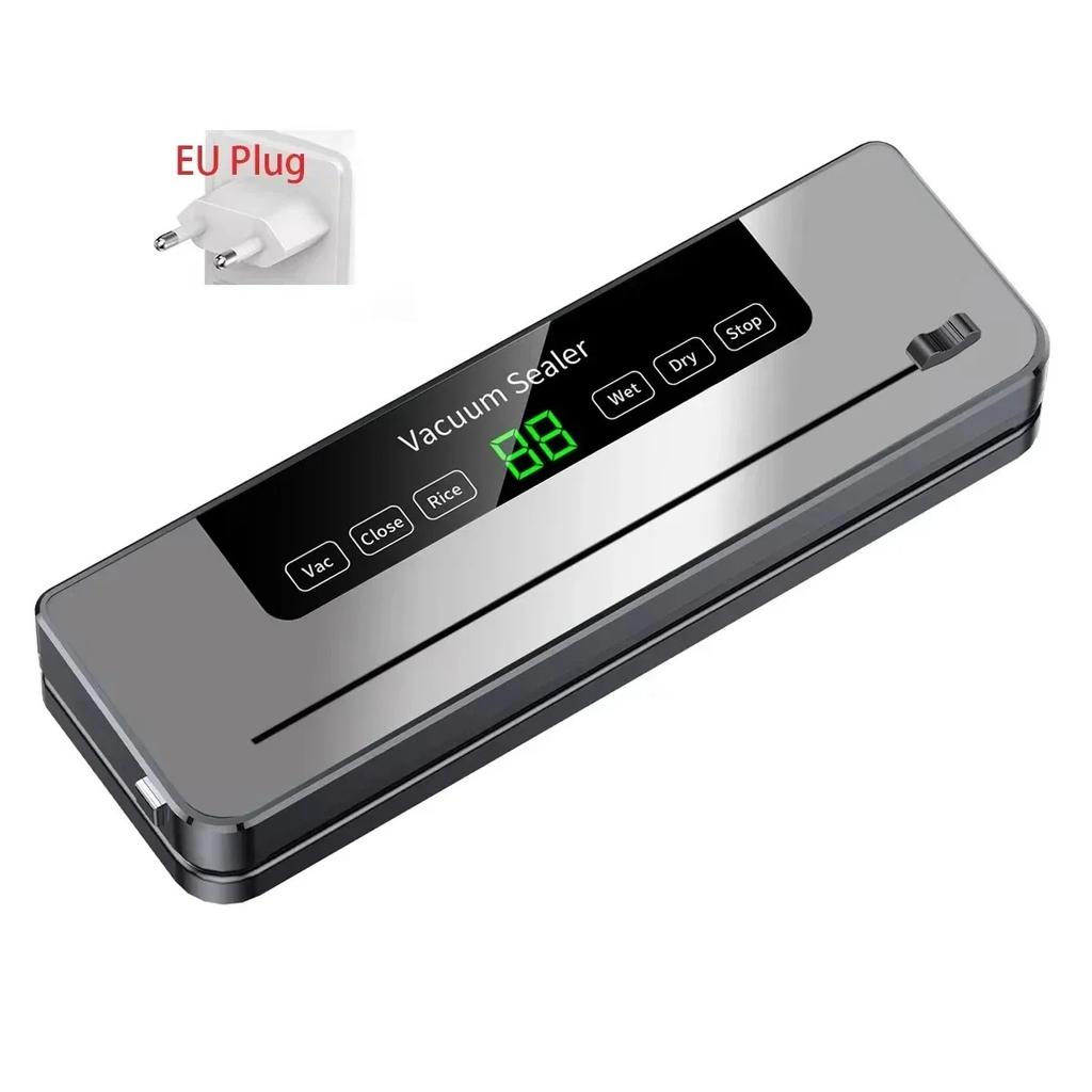 Electric Vacuum Sealer Machine Dry/Wet Food Packaging Vacuum Sealing Bags Food Storage Vacuum Packaging Machine for Kitchen