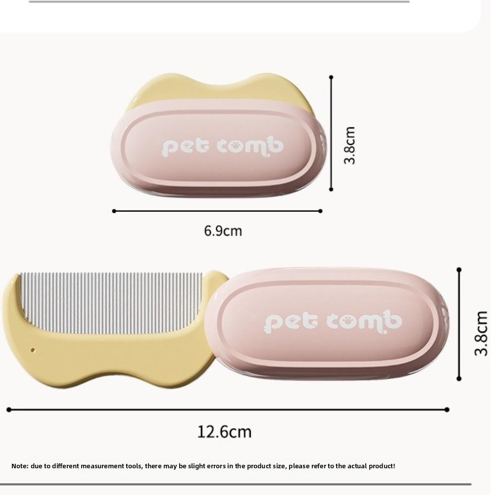 Mini Pet Hair Remover Portable Cat Grooming Massage Brush New Pet Accessories  Dog