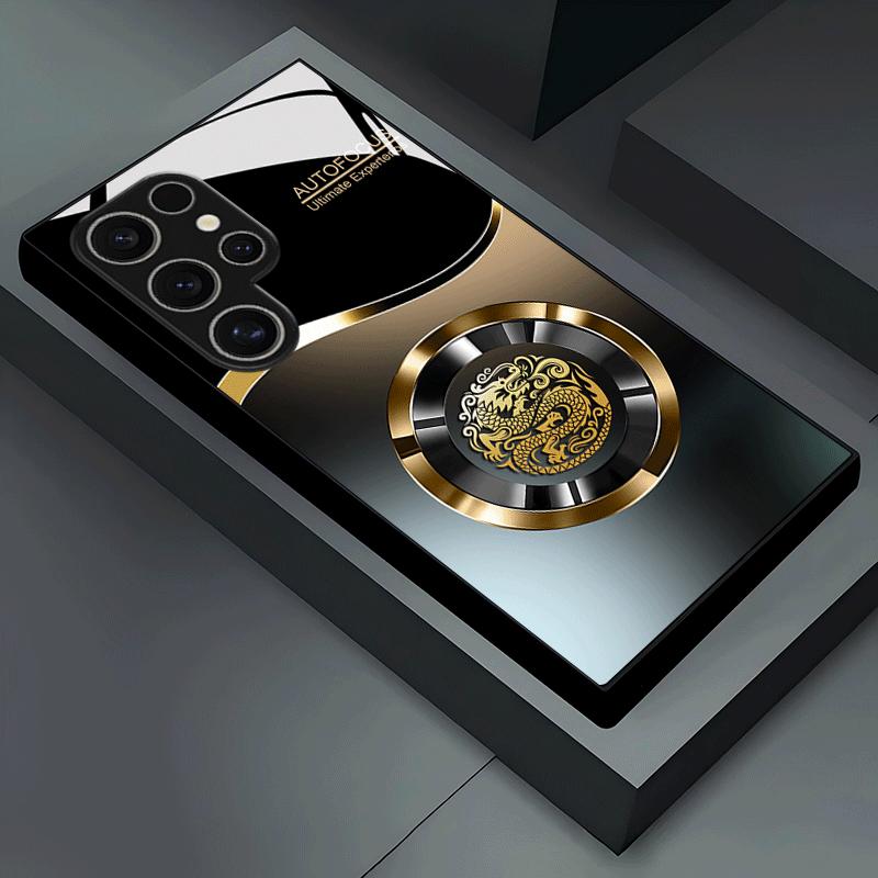 Gradation Business Exquisite Luxury High-end PhoneCase Glass PhoneCase for Samsung Galaxy S26 S25 S24 S23 S22 S21 FE,Ultra,Plus